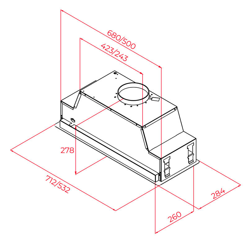 Grupo filtrante Teka GFL 77651 EOS – A+, 735 m³/h, 71,2 cm