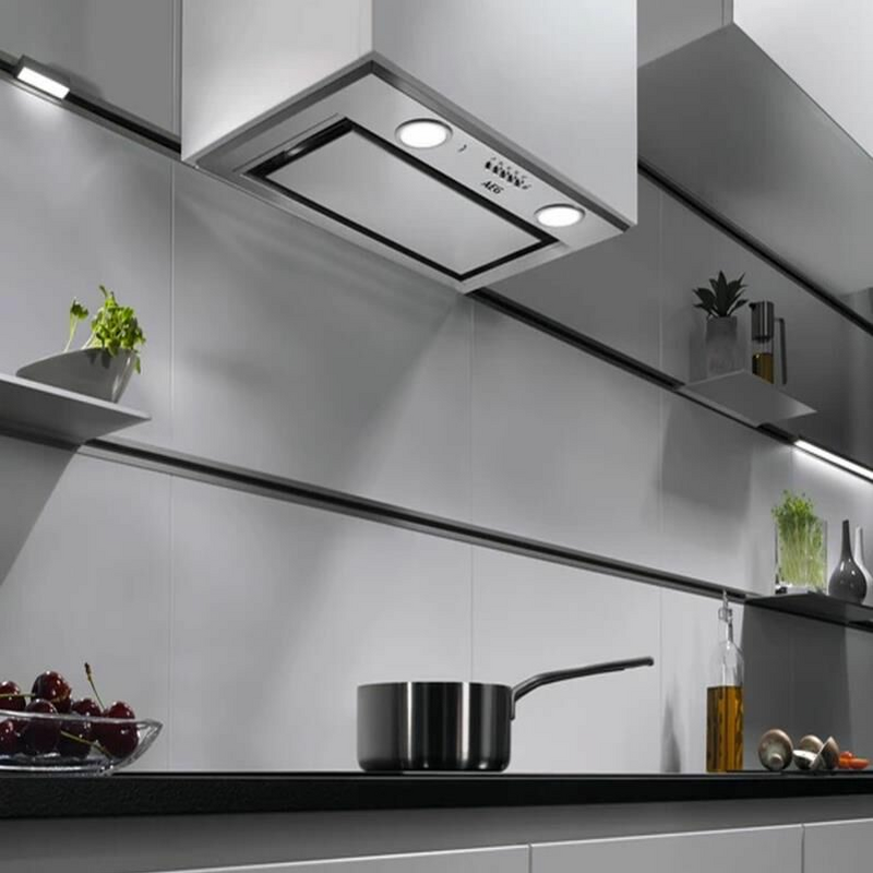 Campana grupo filtrante AEG DGE5661HM – Bajo mueble, 700 m³/h, Filtros lavables