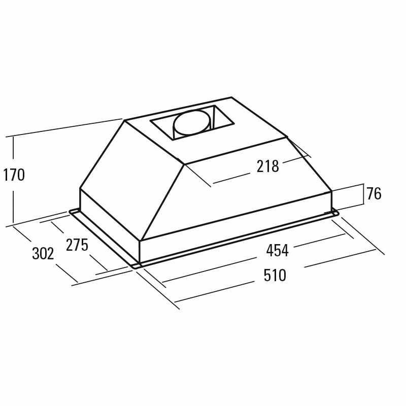 Grupo filtrante Cata G 45 X – Bajo mueble, 390 m³/h, Inox