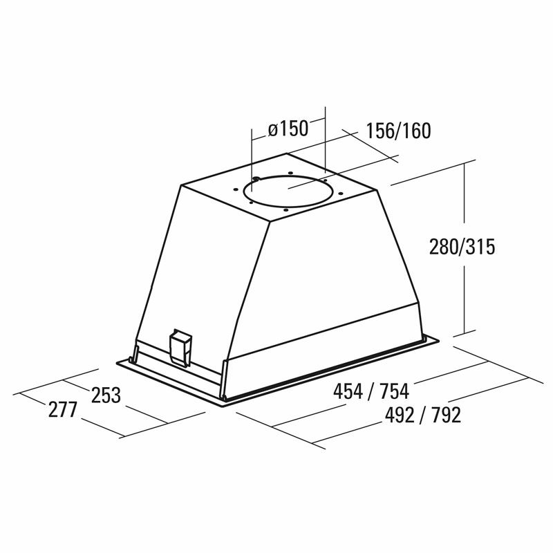 Grupo filtrante Cata GL 45 X – 820 m³/h, Clase A, Bajo mueble