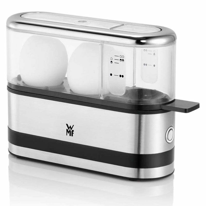 Hervidor de huevos WMF KITCHENminis 3200000056 – 1-2 huevos, Acero inoxidable, Apagado automático