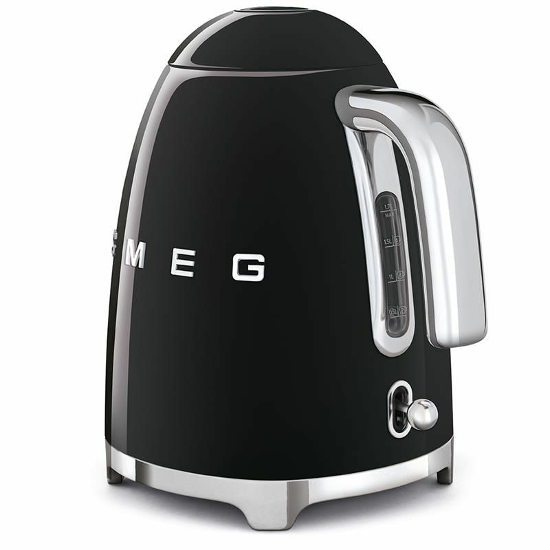 Hervidor eléctrico Smeg KLF03BLEU – Retro 50's, 1,7 L, Base 360°