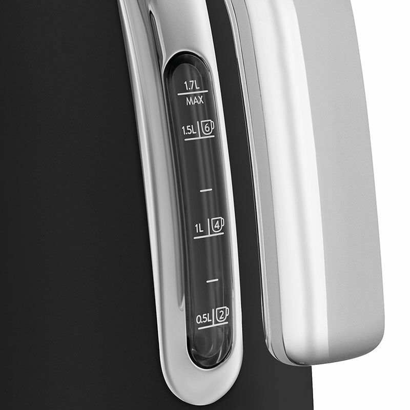 Hervidor eléctrico Smeg KLF03BLMEU – 1,7 L, 2400 W, Negro mate