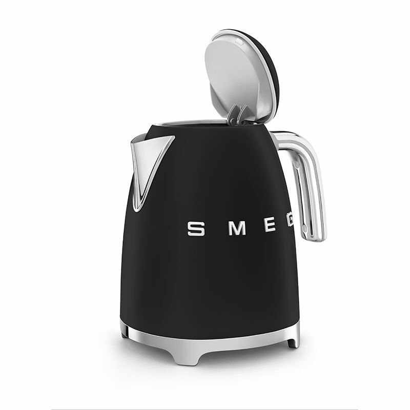 Hervidor eléctrico Smeg KLF03BLMEU – 1,7 L, 2400 W, Negro mate