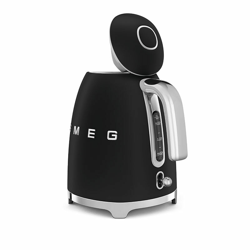 Hervidor eléctrico Smeg KLF03BLMEU – 1,7 L, 2400 W, Negro mate