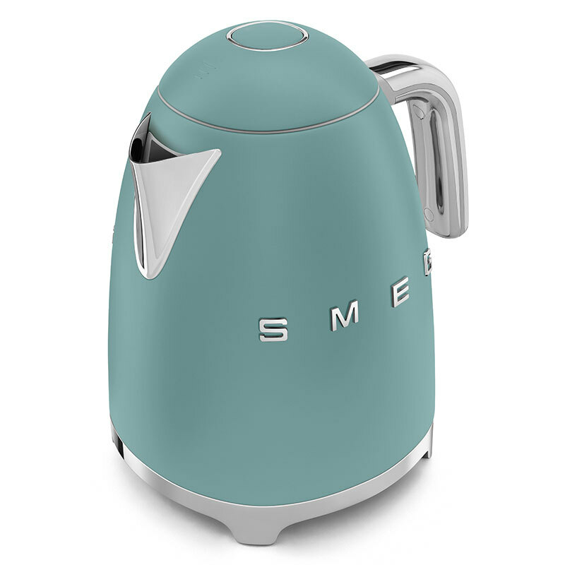 Hervidor eléctrico Smeg KLF03EGMEU – 1,7 L, 2400 W, Verde esmeralda