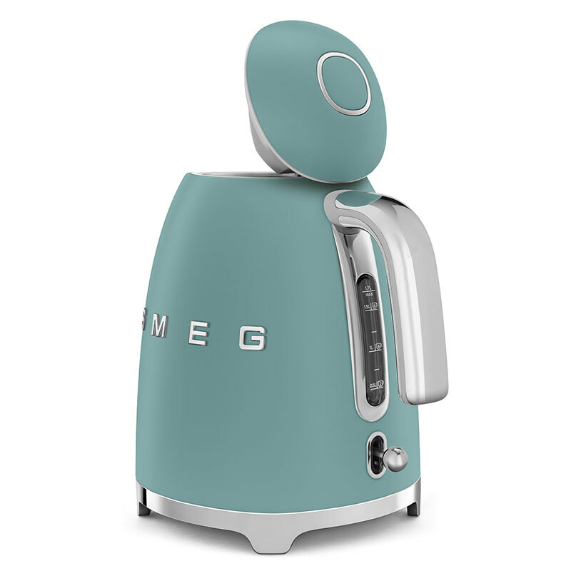 Hervidor eléctrico Smeg KLF03EGMEU – 1,7 L, 2400 W, Verde esmeralda