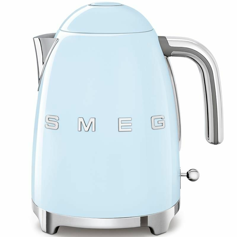 Hervidor eléctrico Smeg KLF03PBEU – Azul pastel, 1,7 L, 2400 W