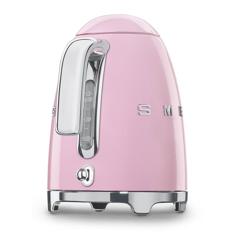 Hervidor eléctrico Smeg KLF03PKEU – 1,7 L, 2400 W, Rosa 50's