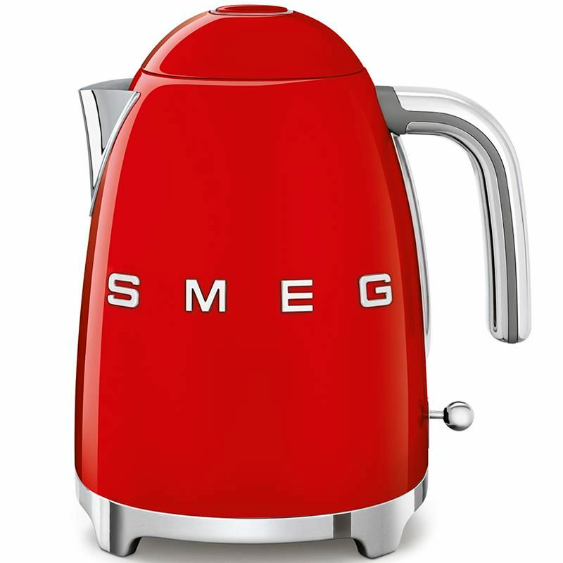Hervidor eléctrico Smeg KLF03RDEU – 1,7 L, 2400 W, Rojo brillante