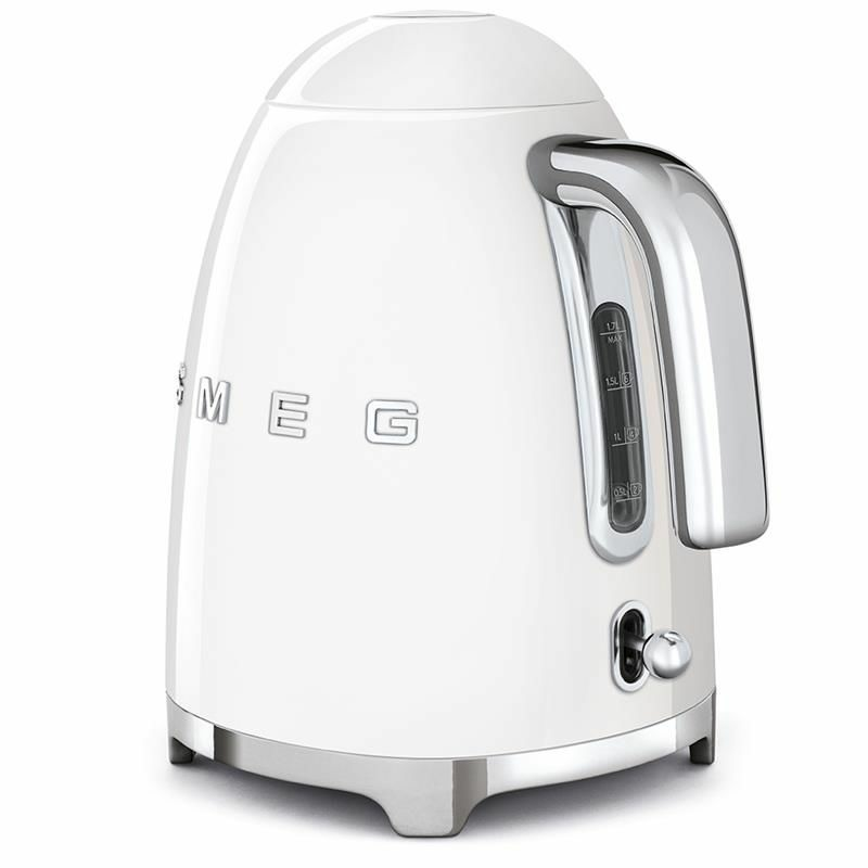 Hervidor eléctrico Smeg KLF03WHEU – 1,7 L, 2400 W, apagado automático