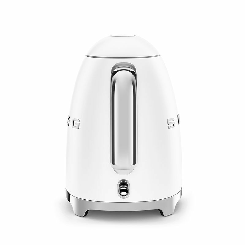 Hervidor eléctrico Smeg KLF03WHMEU – Blanco mate, 1,7 L, 2400 W