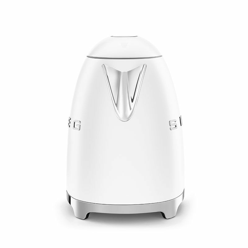 Hervidor eléctrico Smeg KLF03WHMEU – Blanco mate, 1,7 L, 2400 W
