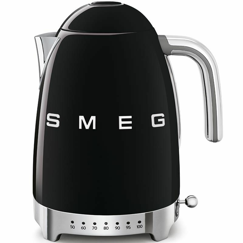Hervidor eléctrico Smeg KLF04BLEU – 1,7 L, 7 temperaturas, Mantener caliente 20 min
