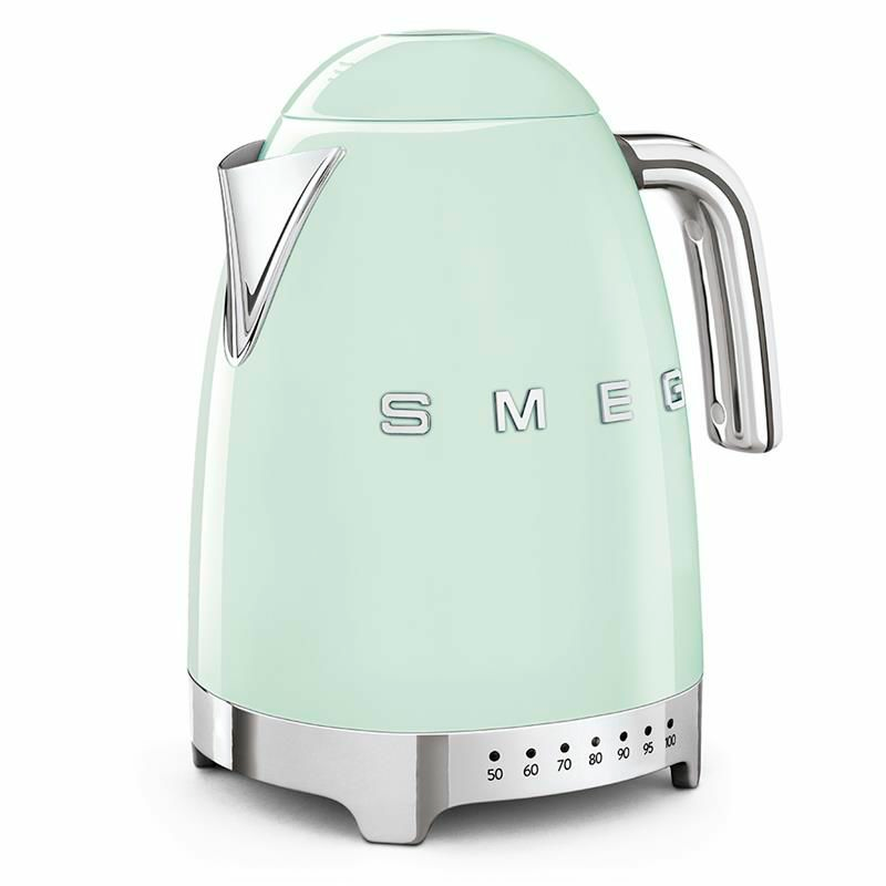 Hervidor eléctrico Smeg KLF04PGEU – 1,7 L, Control 7 temperaturas, Mantener caliente 20 min
