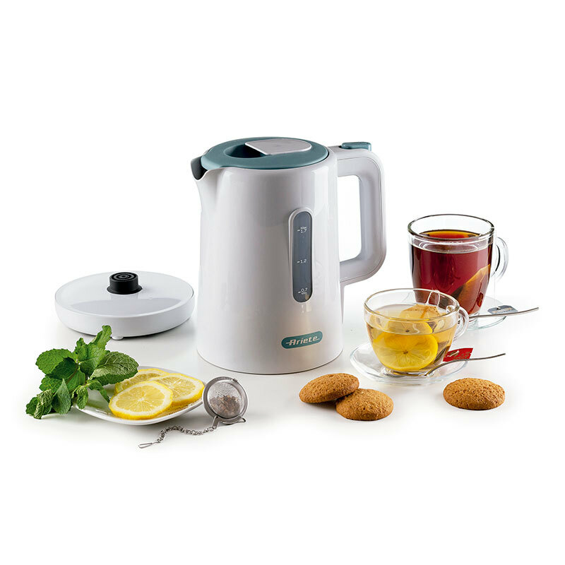 Hervidor eléctrico Ariete 2846/01 – 1,7 L, 2200 W, Base 360°