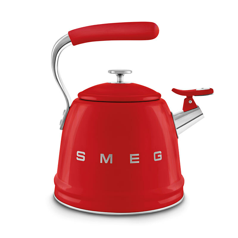 Hervidor Smeg WKF01RD – 2,3 L, Acero inoxidable, Compatible con inducción