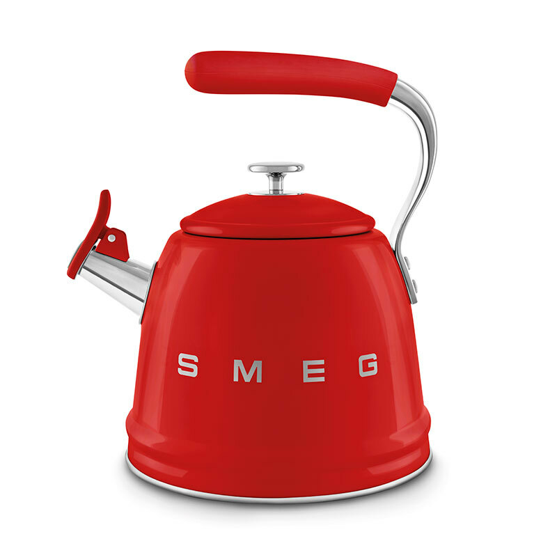 Hervidor Smeg WKF01RD – 2,3 L, Acero inoxidable, Compatible con inducción