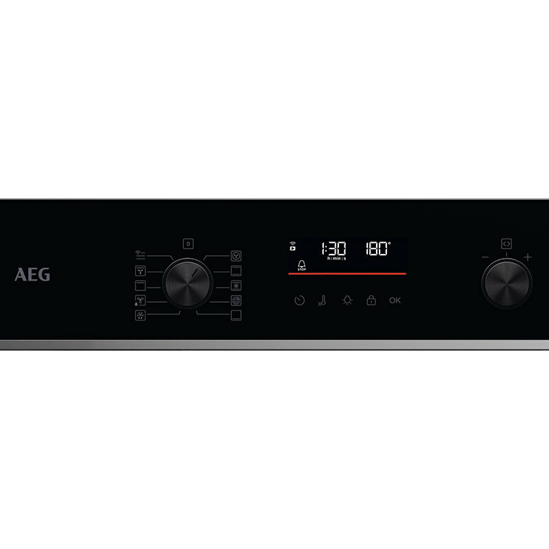 Horno multifunción AEG GU5PB41FSB – 72 L, Pirolítico, WiFi