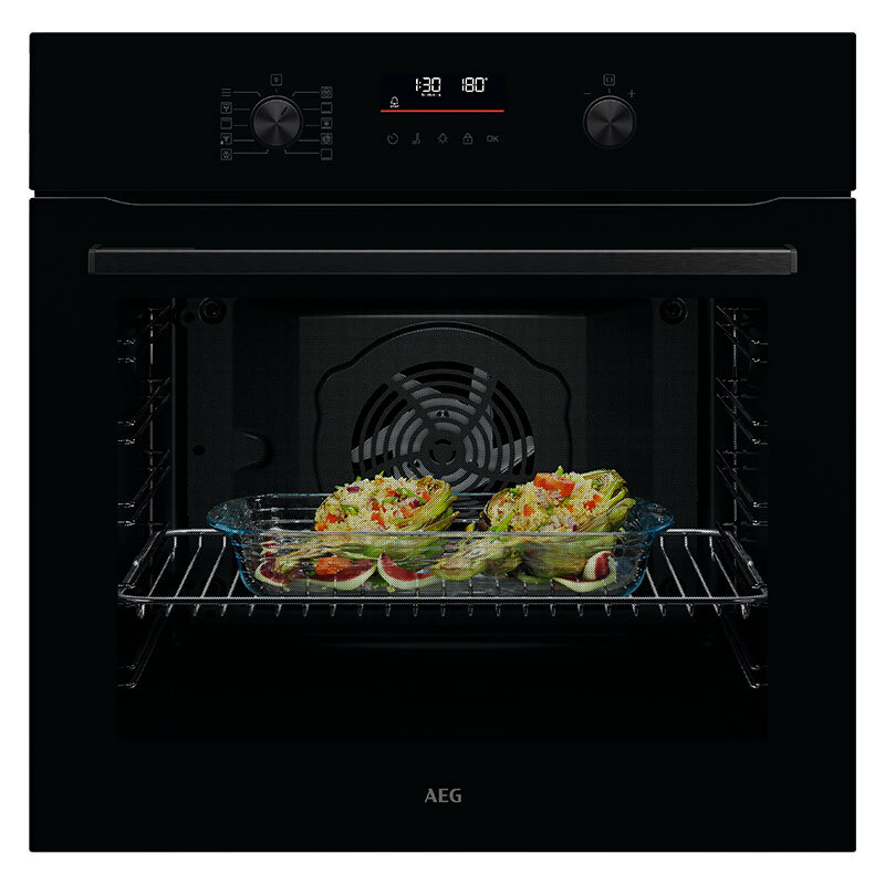 Horno multifunción AEG GU5PB41WSK – 72 L, Pirolítico, SurroundCook