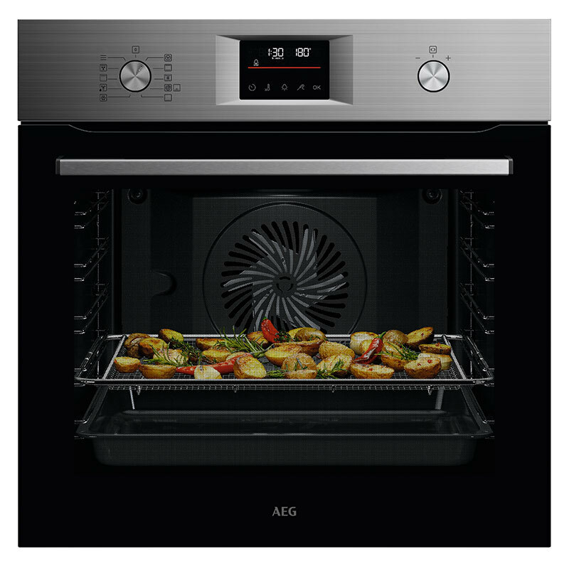 Horno multifunción AEG OS6PB51AM – 71 L, Pirolítico, AirFry