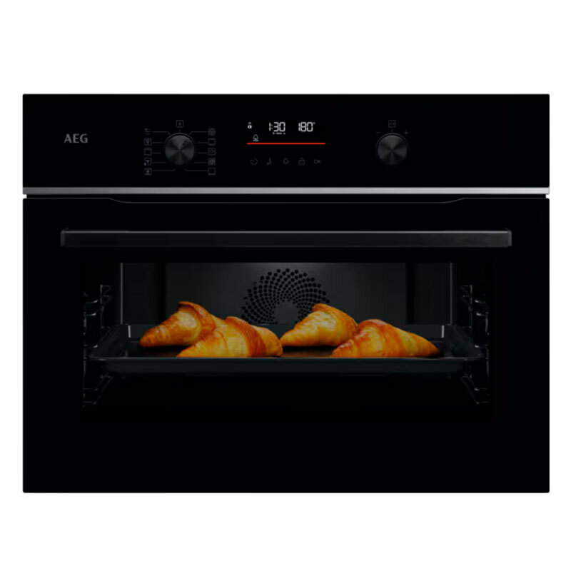 Horno multifunción compacto AEG TA5PK401B – 45 L, Pirolítico, SteamBake (vapor)