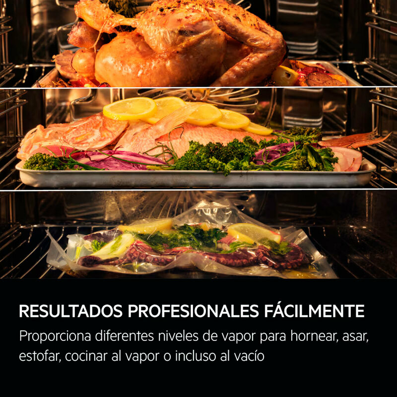 Horno a vapor integrable AEG TP9SK821B – 45 L, SteamPro, Pantalla táctil WiFi