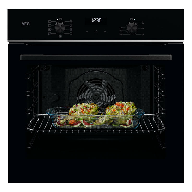 Horno multifunción integrable AEG TU5AB20SB – 72 L, Clase A+, Limpieza hidrolítica
