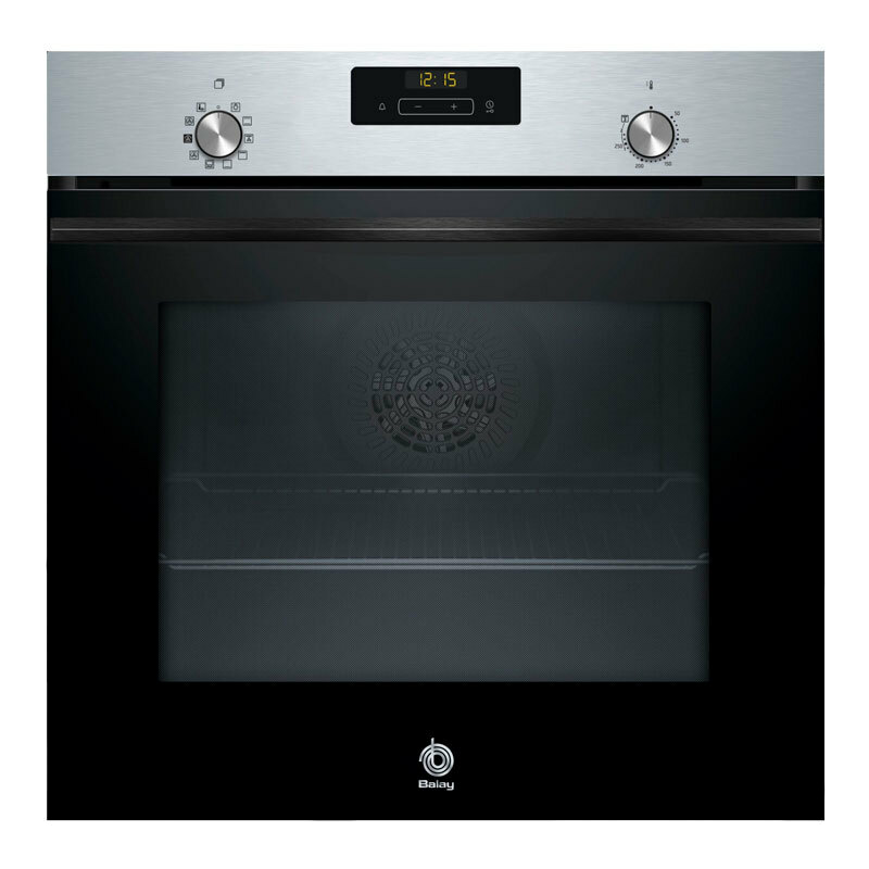 Horno empotrable Balay 3HA4031X3 – 71 L, Aire caliente 3D, Cocción al vapor