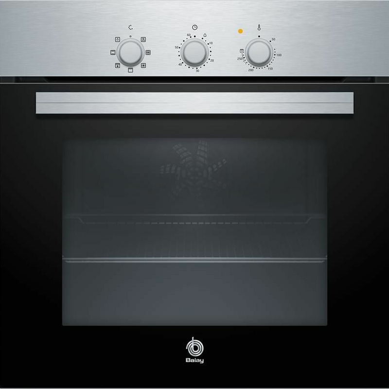 Horno empotrado Balay 3HB2010X0 – 66 L, Aire caliente 3D, Clase A
