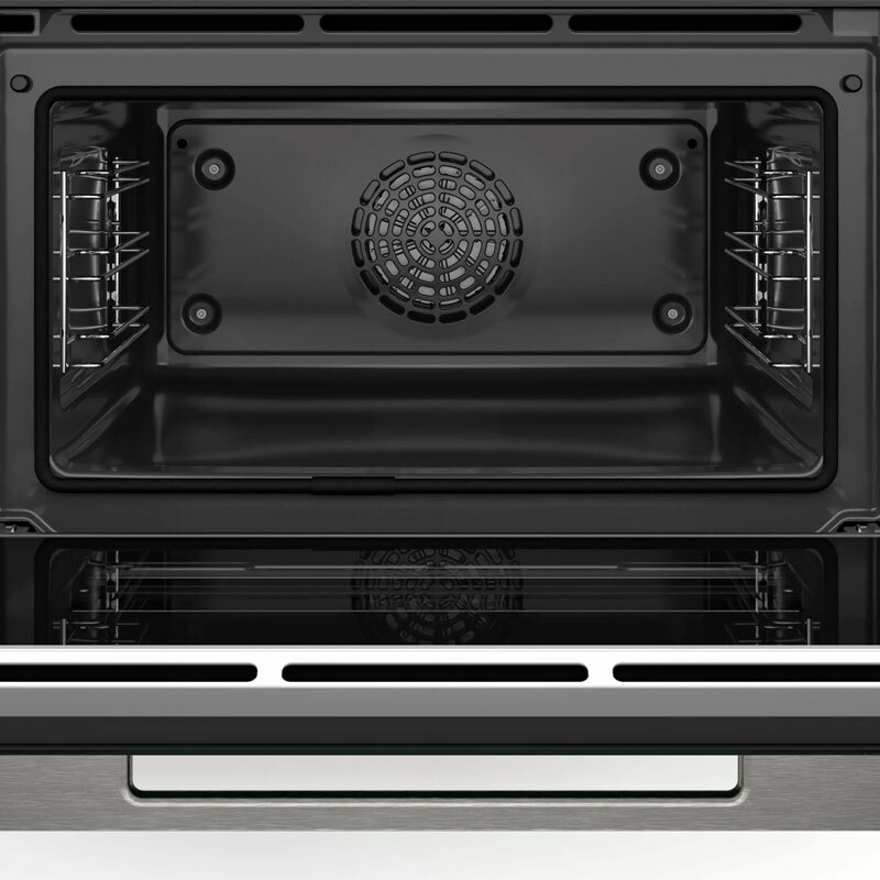 Horno compacto integrable Bosch Serie 8 CBG7741B1 – AirFry, Pirolítico, 47 L