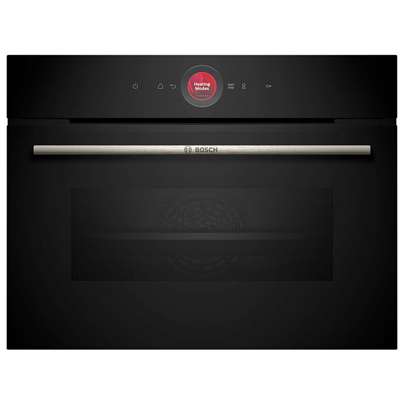 Horno compacto integrable Bosch Serie 8 CBG7741B1 – AirFry, Pirolítico, 47 L