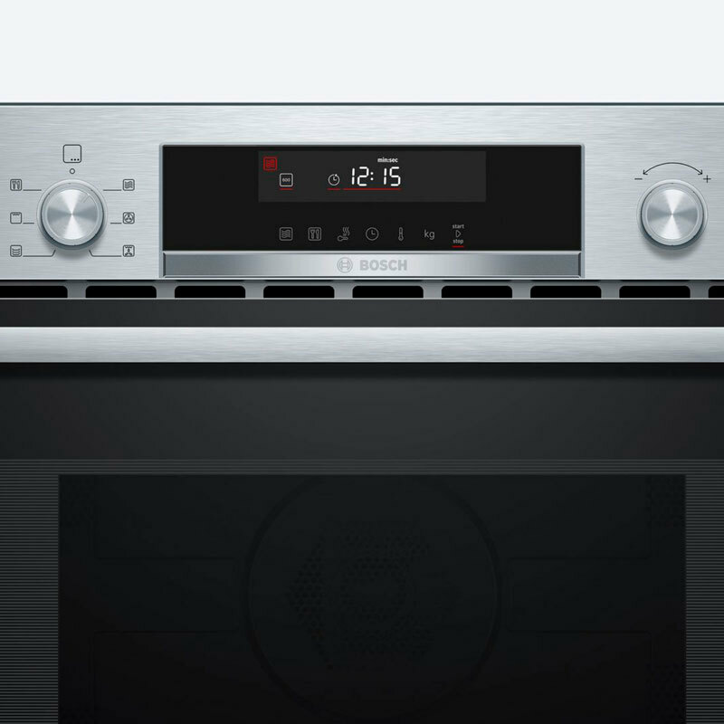 Horno compacto integrable Bosch CMA585GS1 – 44 L, Microondas combinado, 15 programas