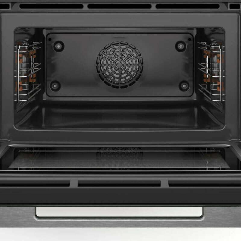 Horno compacto con microondas Bosch CMG7241W1 – 45 L, AirFry, Home Connect