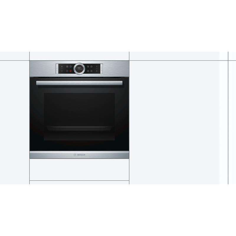 Horno multifunción Bosch HBG635NS1 – Integrable, 71 L, Clase A+