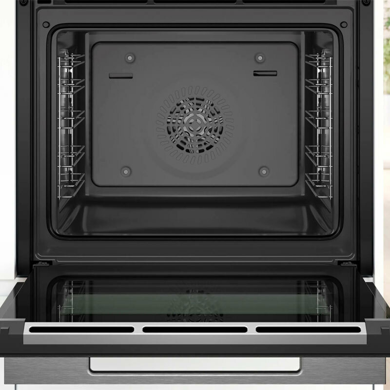 Horno empotrable Bosch Serie 8 HBG7341W1 – 71 L, Pirolítico+Hidrolítico, Home Connect