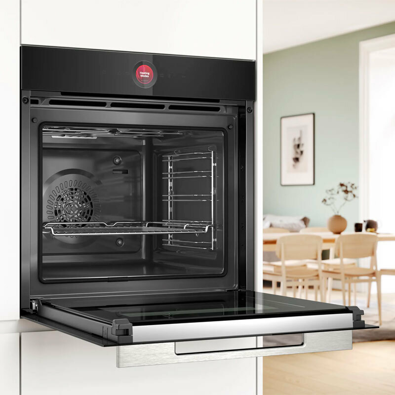 Horno integrable Bosch HBG7741B1 Serie 8 – 71 L, Pirolítico + Hidrolítico, Home Connect