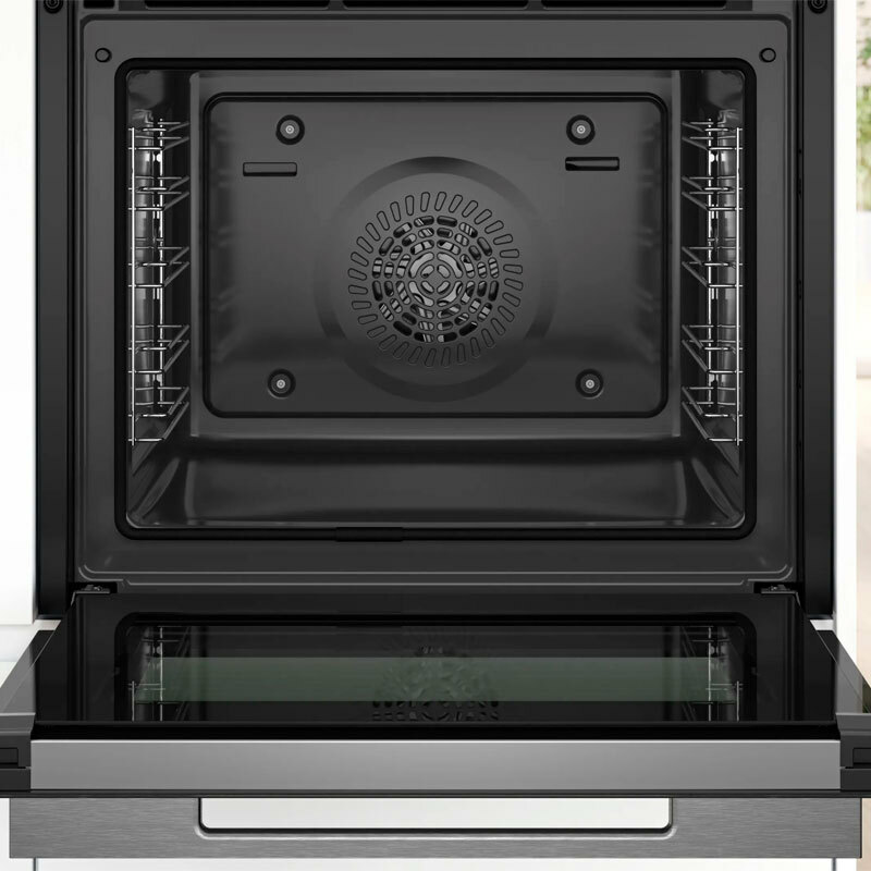 Horno integrable Bosch HBG7741W1 – 71 L, Air Fry, Pirolítico