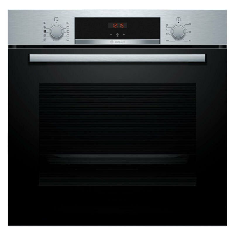 Horno integrable Bosch HQA514ES3 – Vapor añadido, 71L, limpieza hidrolítica
