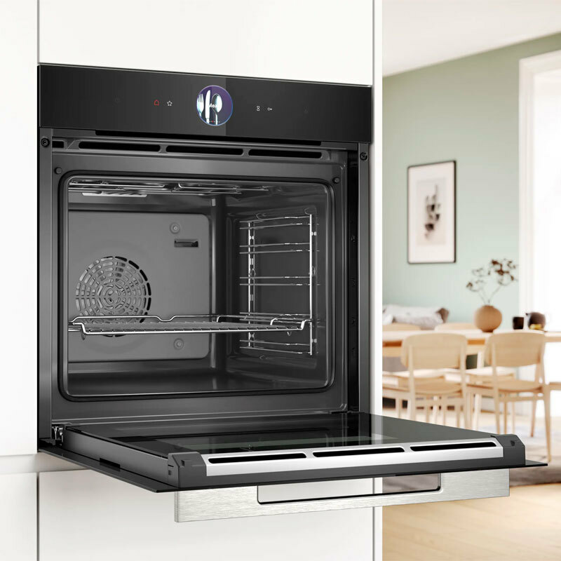 Horno a vapor integrable Bosch HRG7361B1 – 71 L, Clase A+, Home Connect