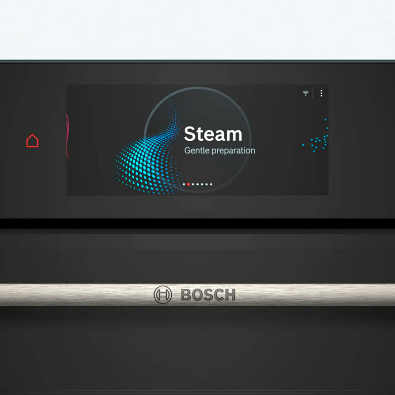 Horno integrable Bosch HSG7584B1 – Vapor 100%, Home Connect, 71 L