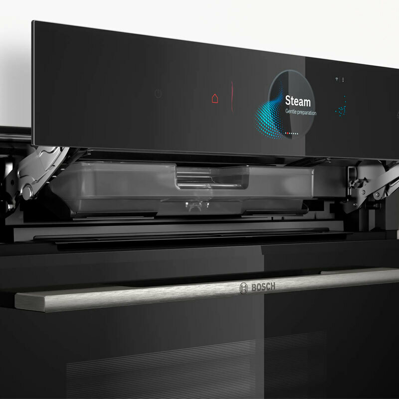 Horno integrable Bosch HSG7584B1 – Vapor 100%, Home Connect, 71 L