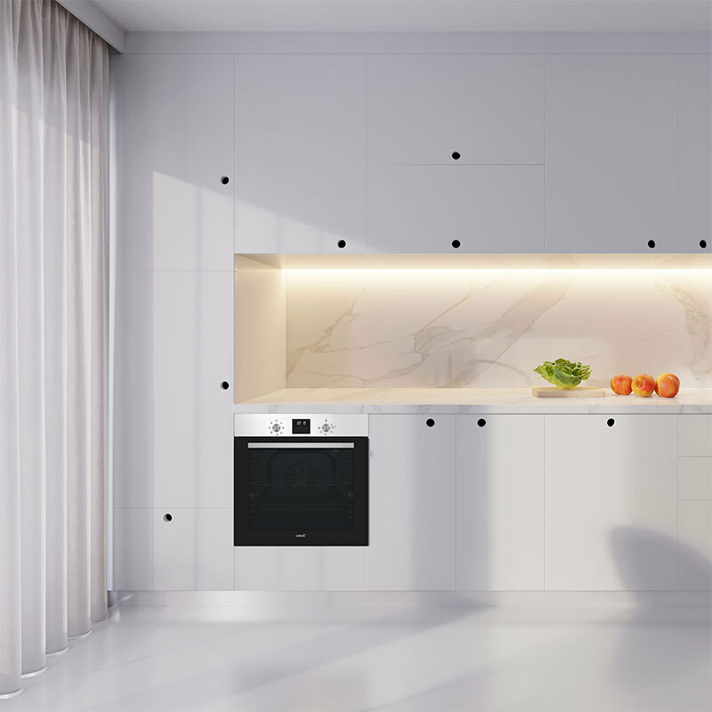 Horno Multifunción Integrable Cata MDS 8007 X – 80 L, Clase A, 7 funciones