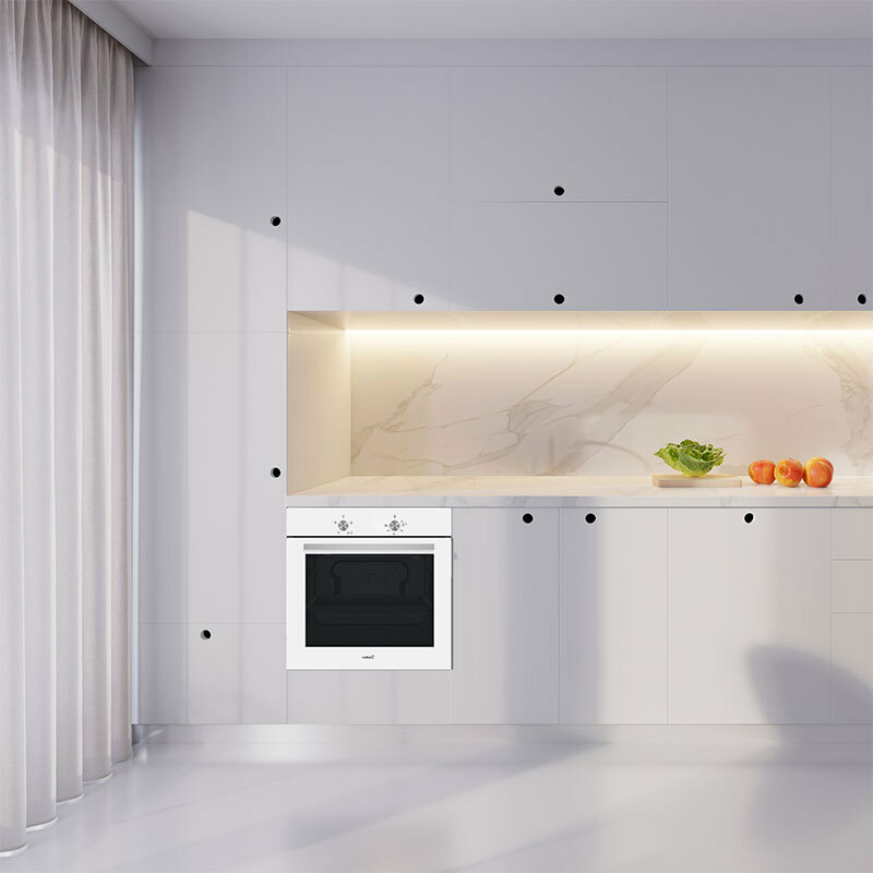 Horno integrable Cata SES6004WH – 62 L, Clase A, Limpieza hidrolítica