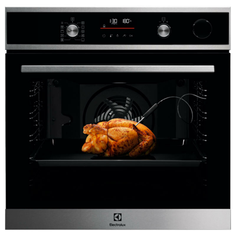 Horno de vapor integrable Electrolux EOC6P77X – SteamCrisp, 72 L, Pirolítico