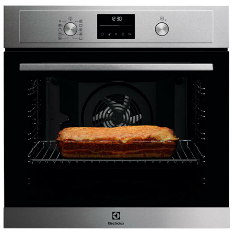 Horno multifunción integrable Electrolux EOF6P54TX – 72 L, Pirolítico, Inox antihuellas