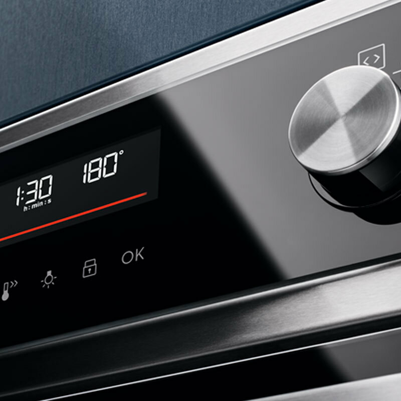 Horno pirolítico integrable Electrolux EOF6P77X – 72 L, Display táctil, Clase A+