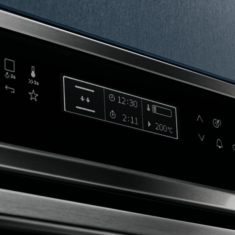 Horno empotrable Electrolux EVE8P21X – 43 L, Pirolítico, A+