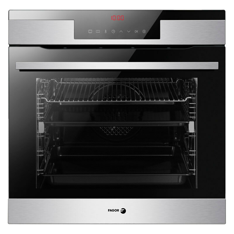 Horno integrable Fagor 8H-760TCX – 77 L, Pirolítico, Control táctil