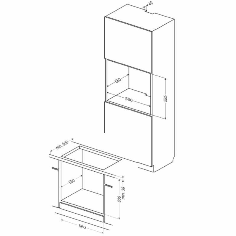 Horno integrable Fagor 8H-875TCN – Multifunción, Vapor, 77 L